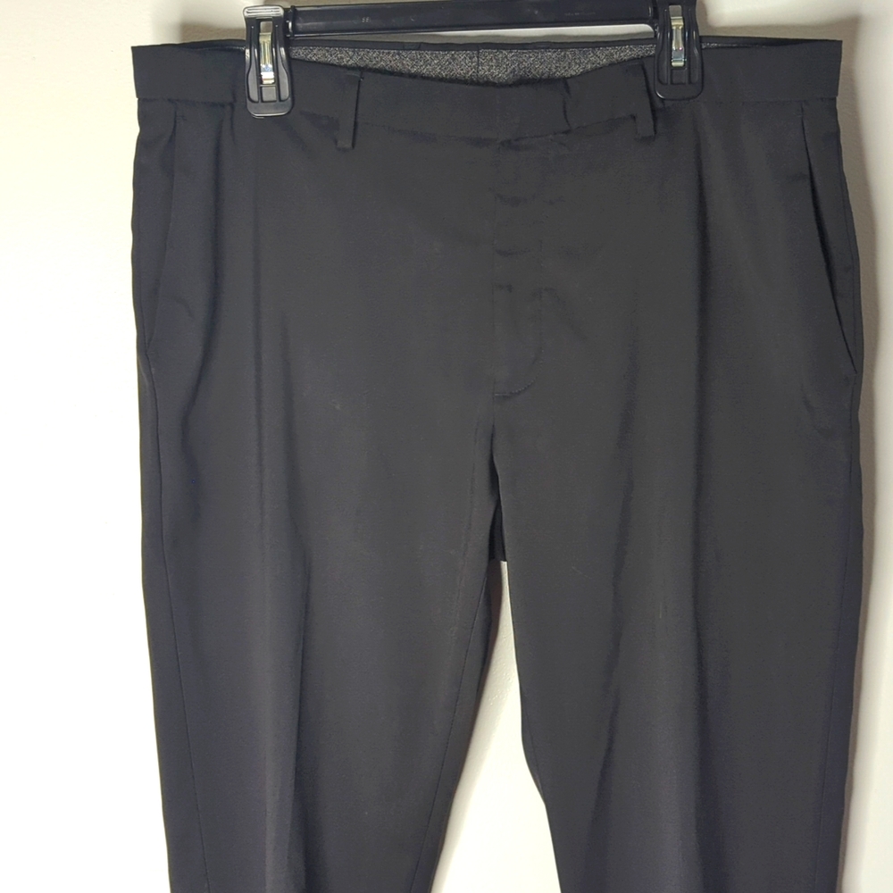 King Street Men's Black Dress Pants